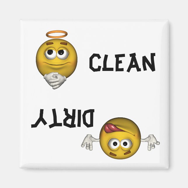 Face Dishwasher Magnet (Front)