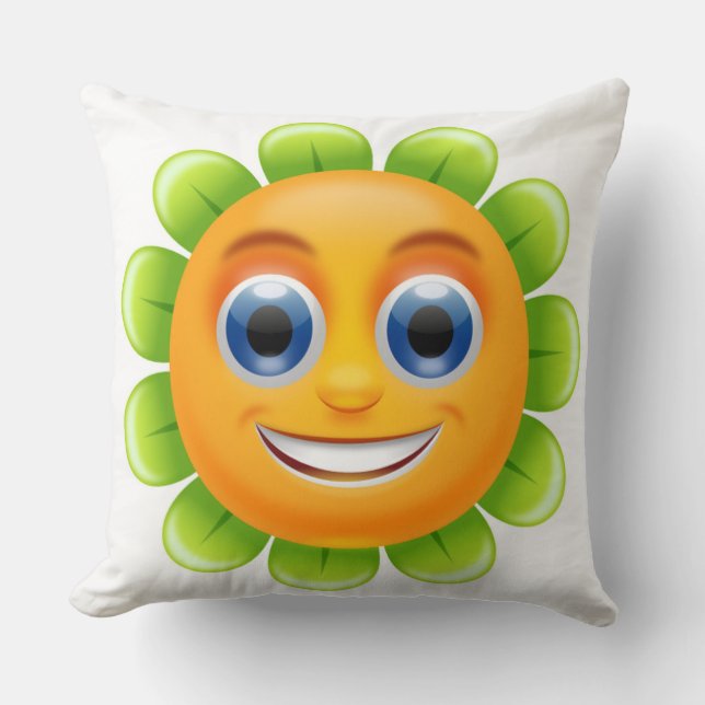 FACE FLOWER CUSHION (Front)