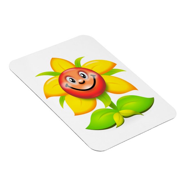 FACE FLOWER MAGNET (Right Side)