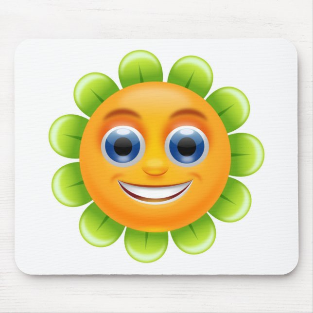 FACE FLOWER MOUSE PAD (Front)