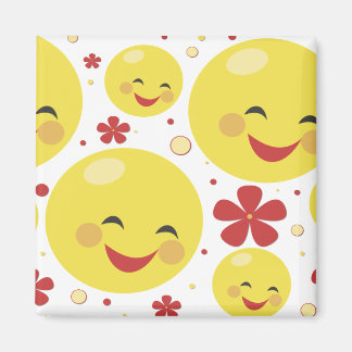 Face Flowers Magnet
