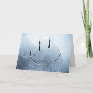 face frosted Blank Photo Card