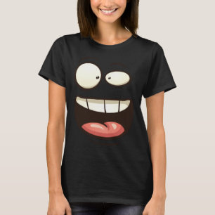 Face Ghost Monster Costume Halloween T-Shirt