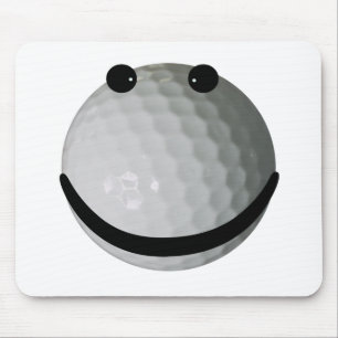 face golf ball mouse pad