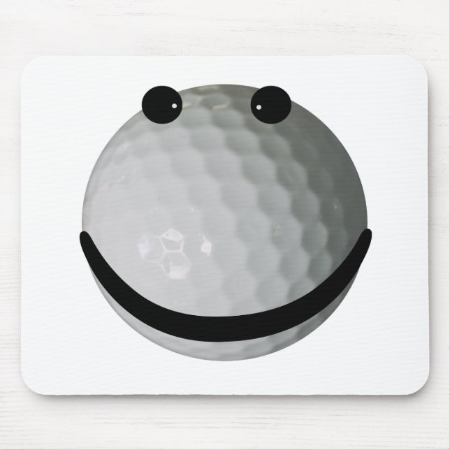 face golf ball mouse pad (Front)