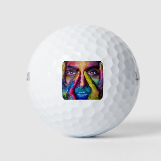 Face Golf Balls (Front)