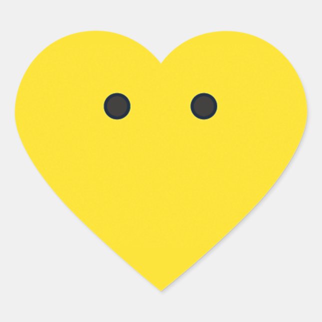 Face Heart Sticker (Front)