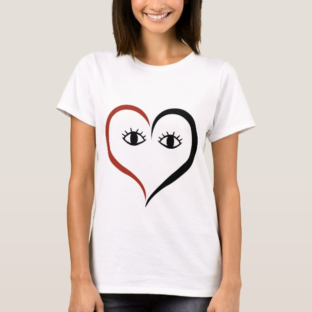 Face Heart T-Shirt (Front)