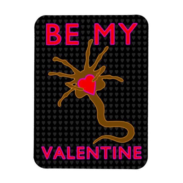 Face Hugs for My Valentine Magnet (Vertical)