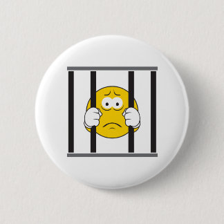 Face in Jail 6 Cm Round Badge