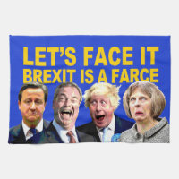 FACE IT, BREXIT IS A FARCE fun anti Brexit message
