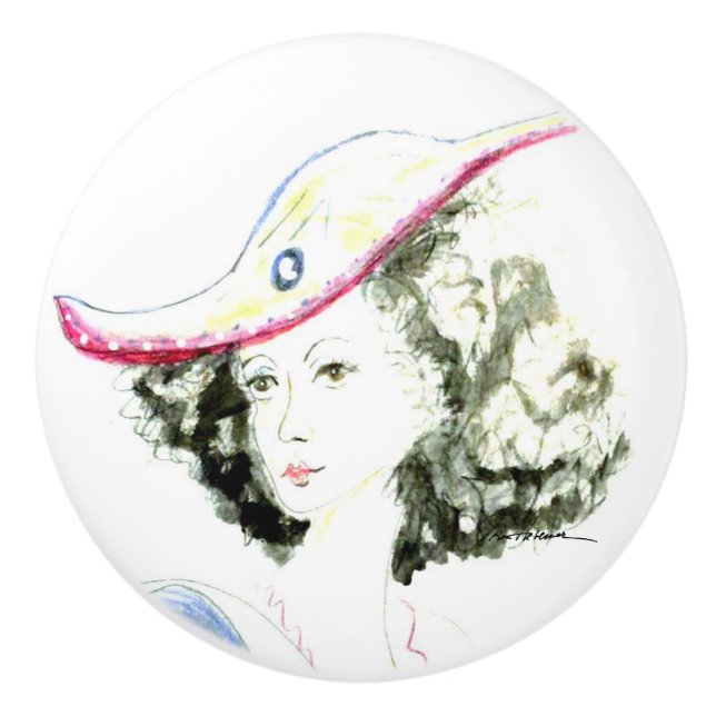 Face it ceramic knob (Front)