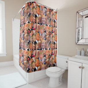 Face it, he's president shower curtain