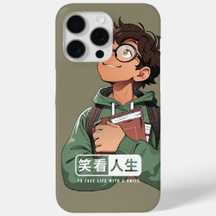 Face life with a smile   iPhone 15 pro max case