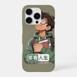 Face life with a smile iPhone 16 pro case