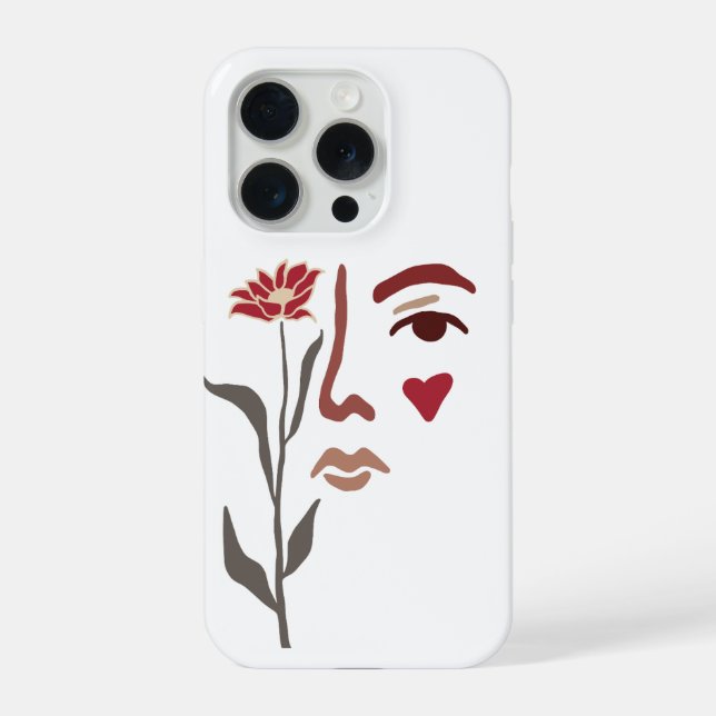 Face Line Art Case (Back)