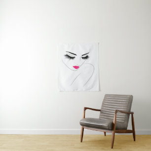 Face long lashes Lash Extension Tapestry