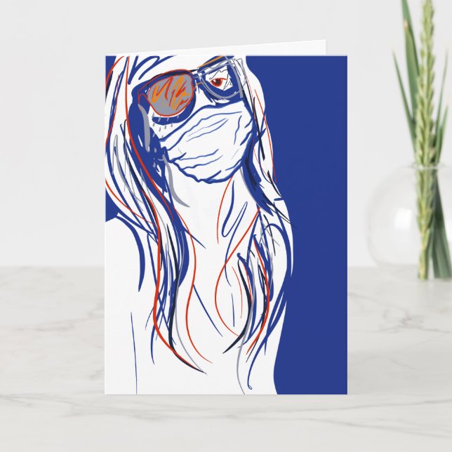 face mask blues card (Front)