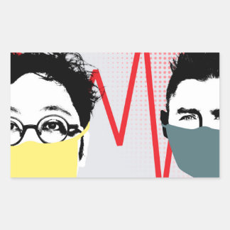 FACE MASK CORONA VIRUS AWARENESS Sticker