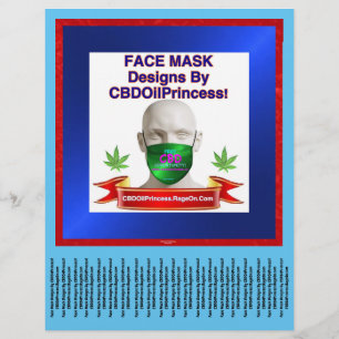 Face Mask Designs By CBDOilPrincess! Flyer !