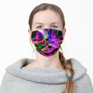 Face mask with colorful desing