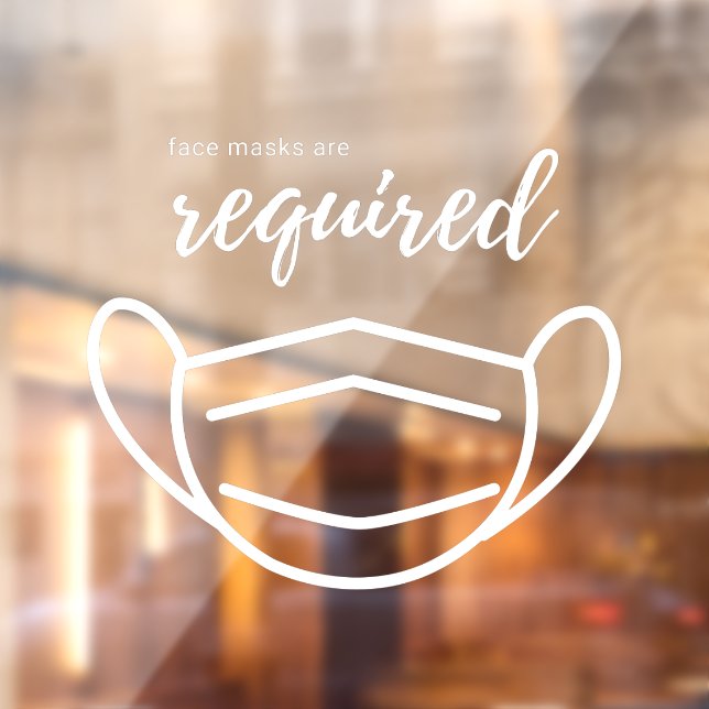 Face Masks are Required Professional Business  (Sheet 2)