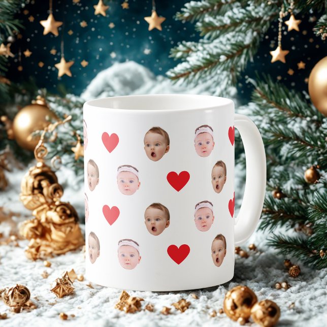 Face Mug, Custom Photo mug, Baby Gift  Large Coffee Mug (Creator Uploaded)