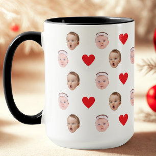 Face Mug, Custom Photo mug, Baby Gift  Mug