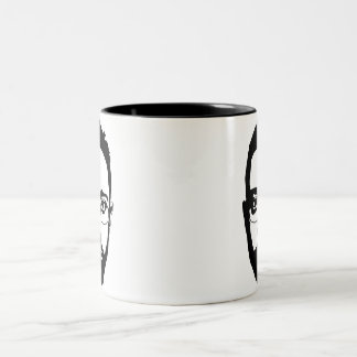 Face (mug) Two-Tone coffee mug