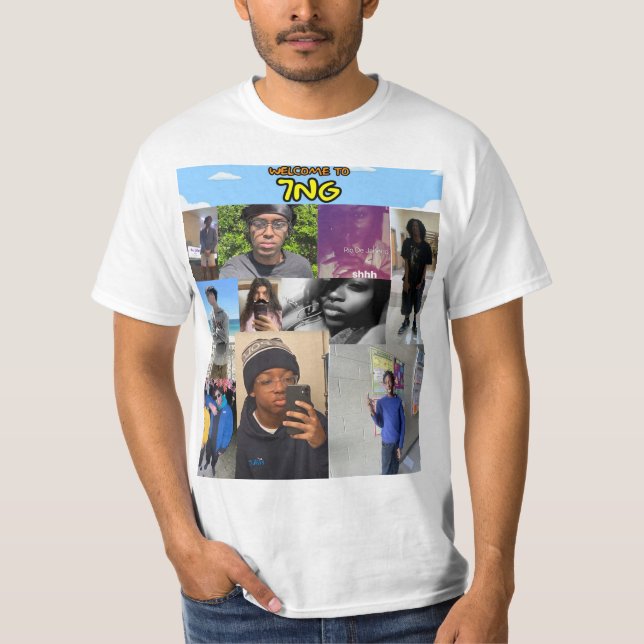 Face of 7ng Men's T-Shirt (Front)