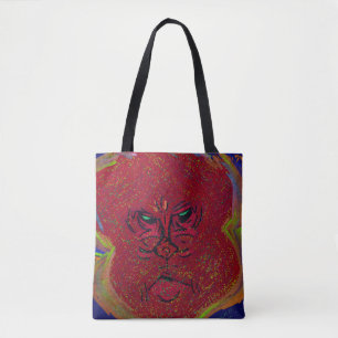 Face of a Flame Medium Tote Bag