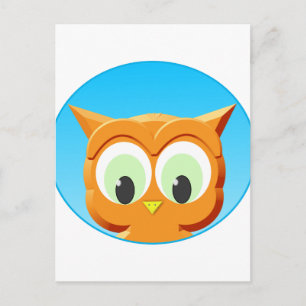 Face Of A Little Owl Postcard