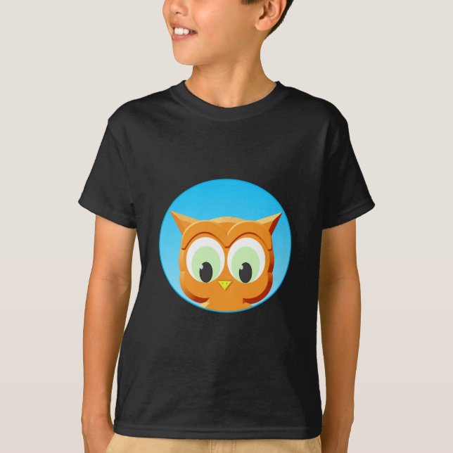 Face Of A Little Owl T-Shirt (Front)