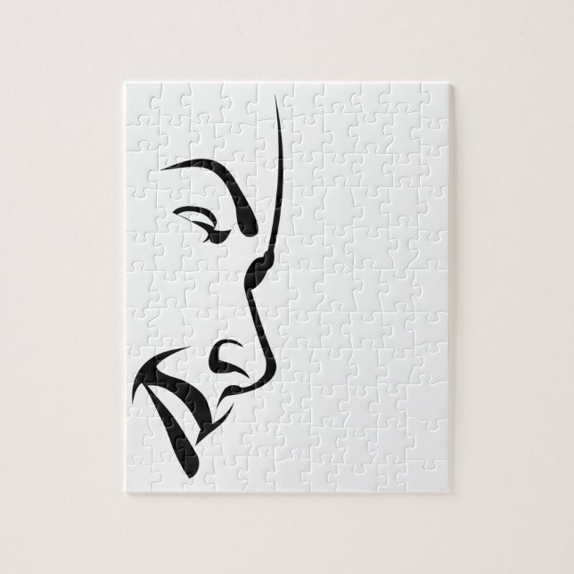 Face of a Woman Jigsaw Puzzle (Vertical)