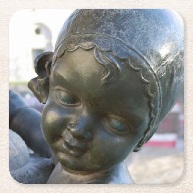 Face of an Angel - Barcelona, Spain - Coaster (Front)