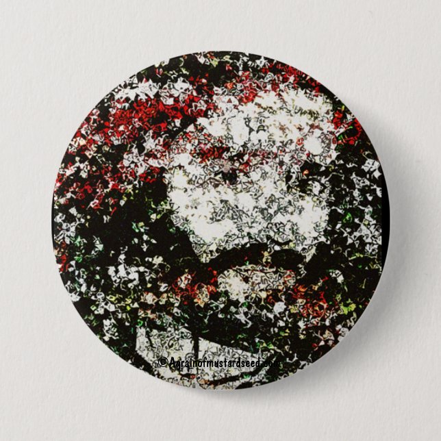 Face of Christ 7.5 Cm Round Badge (Front)