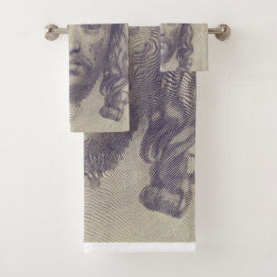 Face of Christ on St. Veronica's Veil Holy Face Bath Towel Set