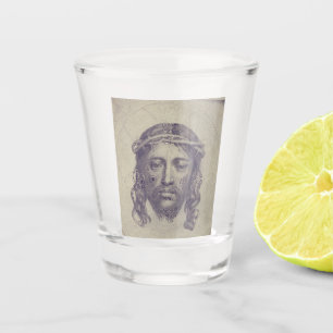 Face of Christ on St. Veronica's Veil Holy Face Shot Glass