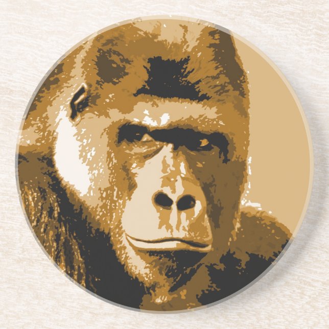 Face of Gorilla Coaster (Front)