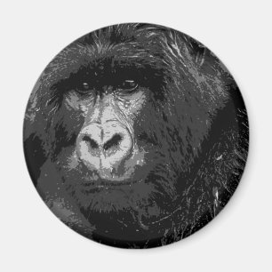 Face of Gorilla Magnet