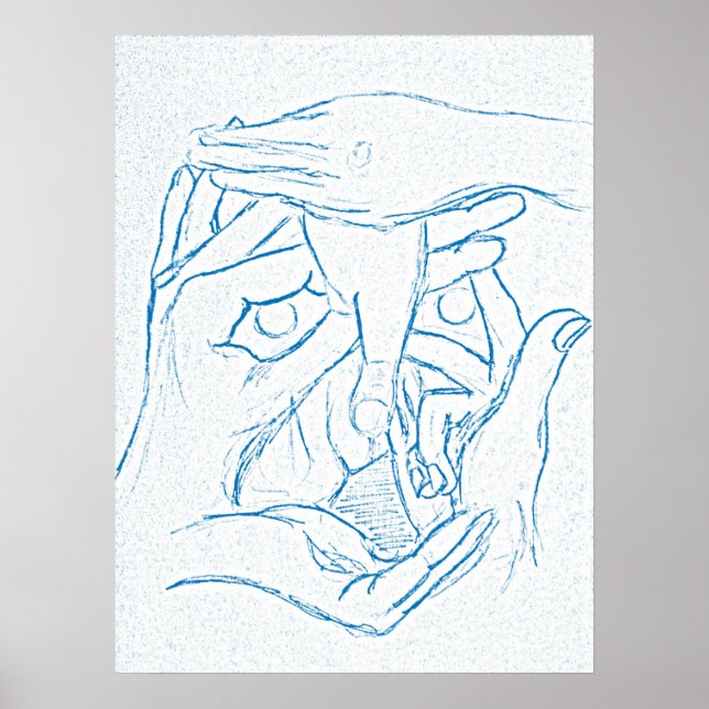 Face of Hands Poster (Front)