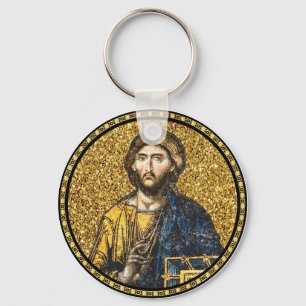 Face Of jesus Christ Orthodox Haga Sophia Icon Key Ring