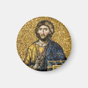 Face Of jesus Christ Orthodox Haga Sophia Icon Magnet
