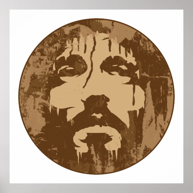 Face of Jesus Poster (Front)