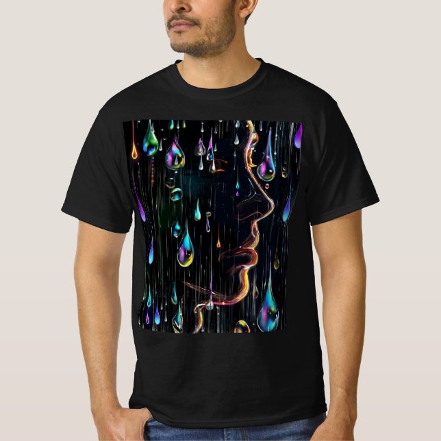Face of Rain: Rainbow Melody T-Shirt (Front)