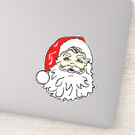 Face of Santa Claus<br><div class="desc">Face of santa claus on cut out sticker.</div>