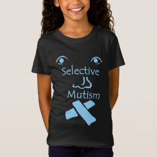 Face of Selective Mutism dark T-Shirt