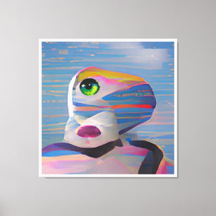 Face of Winter's Cyclops Canvas Print