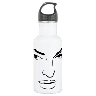 Face of Woman 532 Ml Water Bottle
