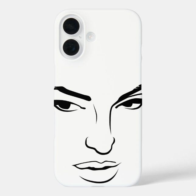Face of Woman Case-Mate iPhone Case (Back)